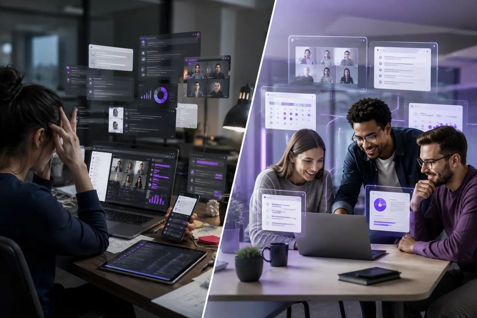 Alexia.ai Team Connect vs Slack: Built-In vs Bolt-On Communication