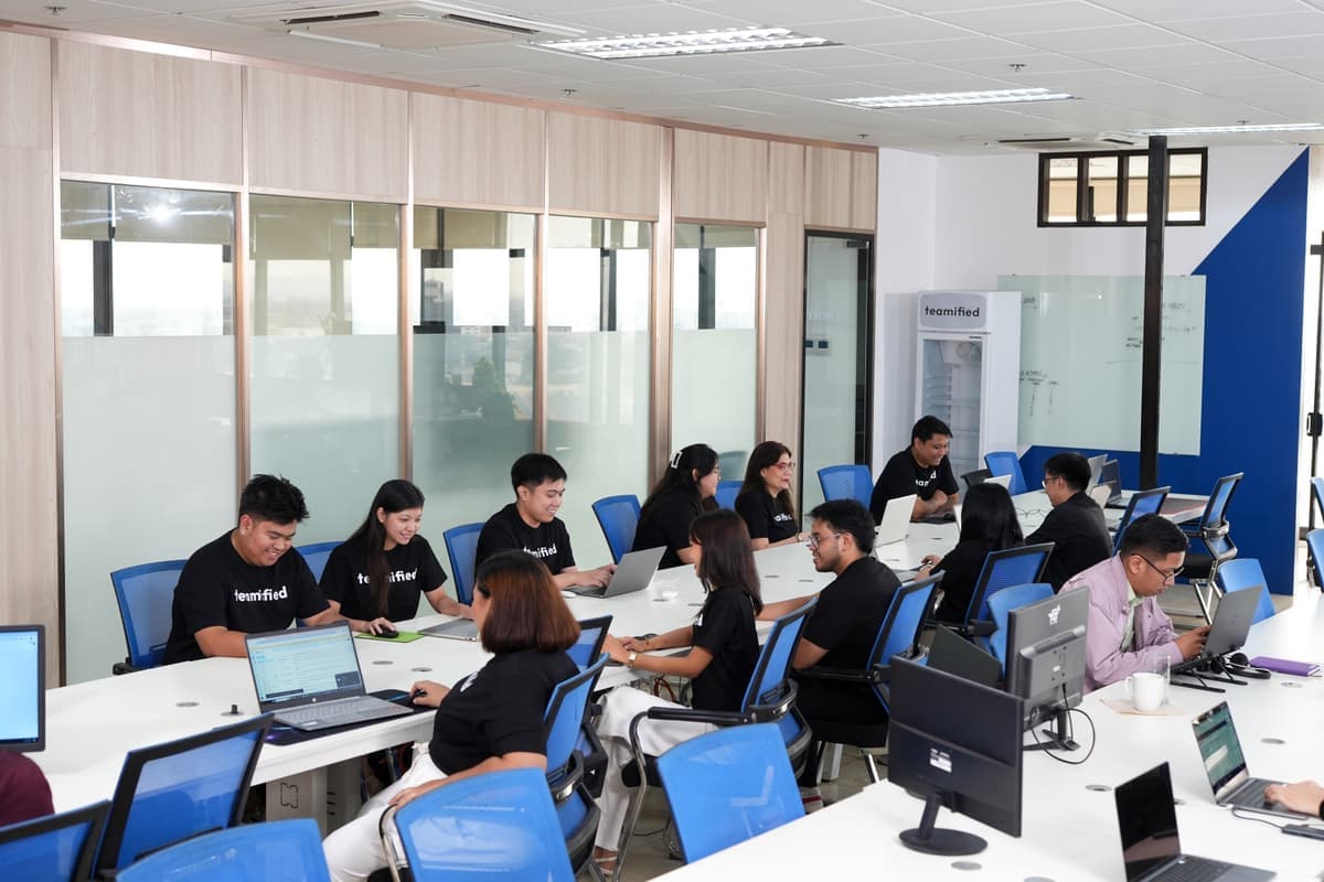 Teamified professionals in the Philippines gathered together