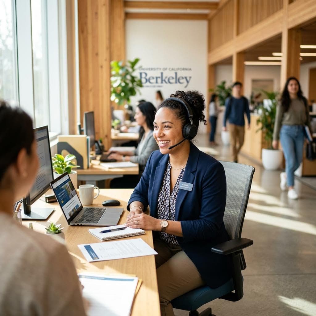 Education support professional at work