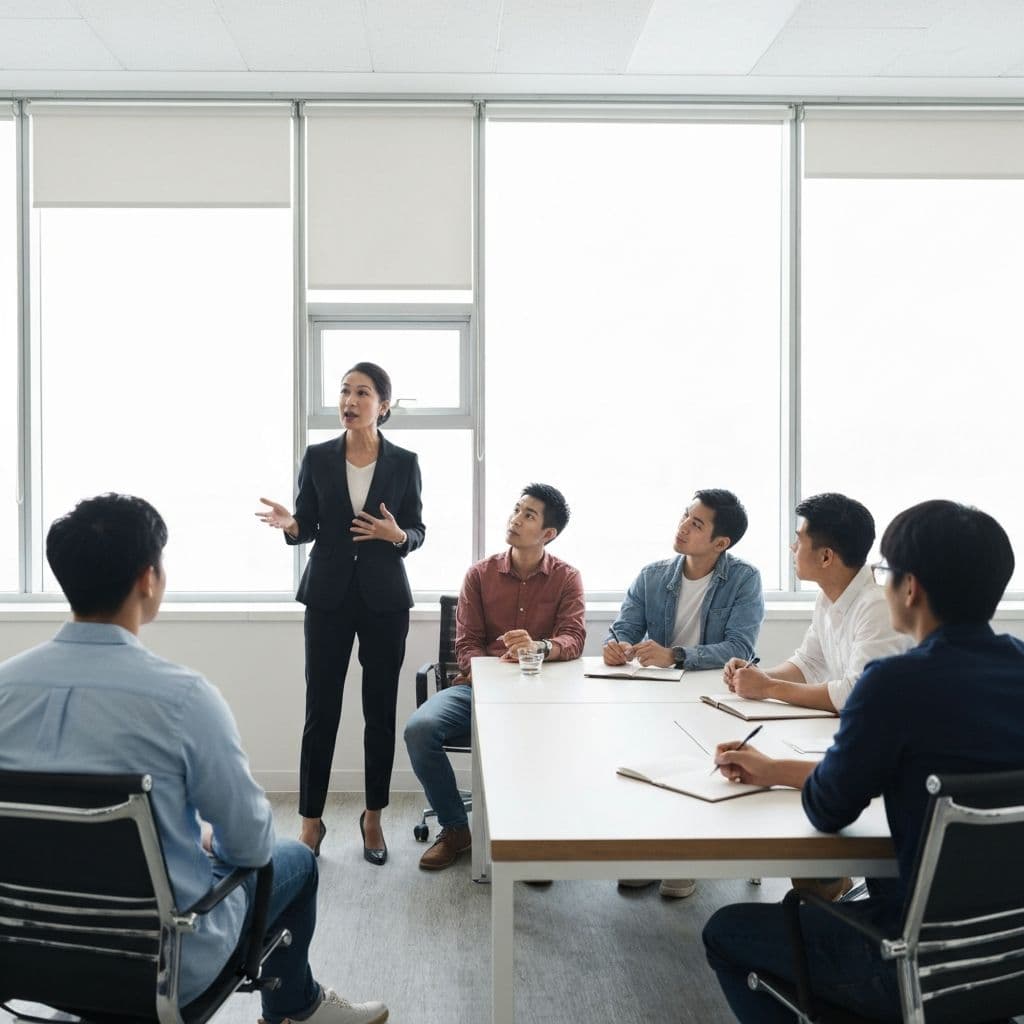 Senior professional in business attire, the calibre of candidate Teamified Search shortlists for leadership and specialist roles
