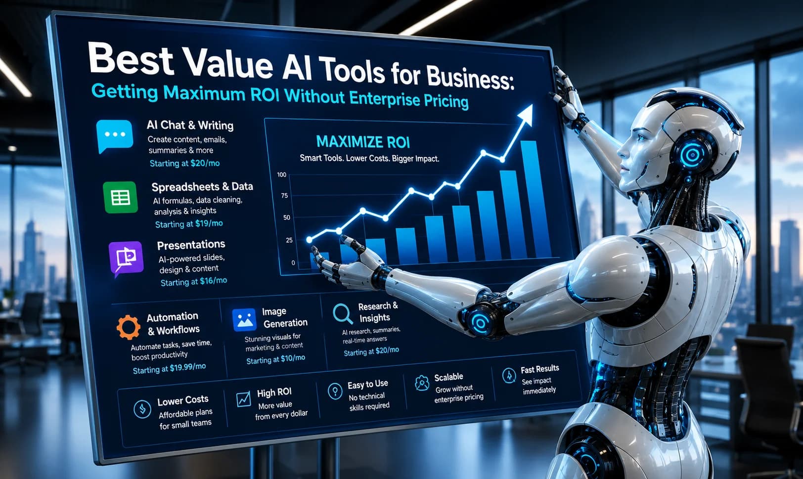Best Value AI Tools for Business: Getting Maximum ROI Without Enterprise Pricing