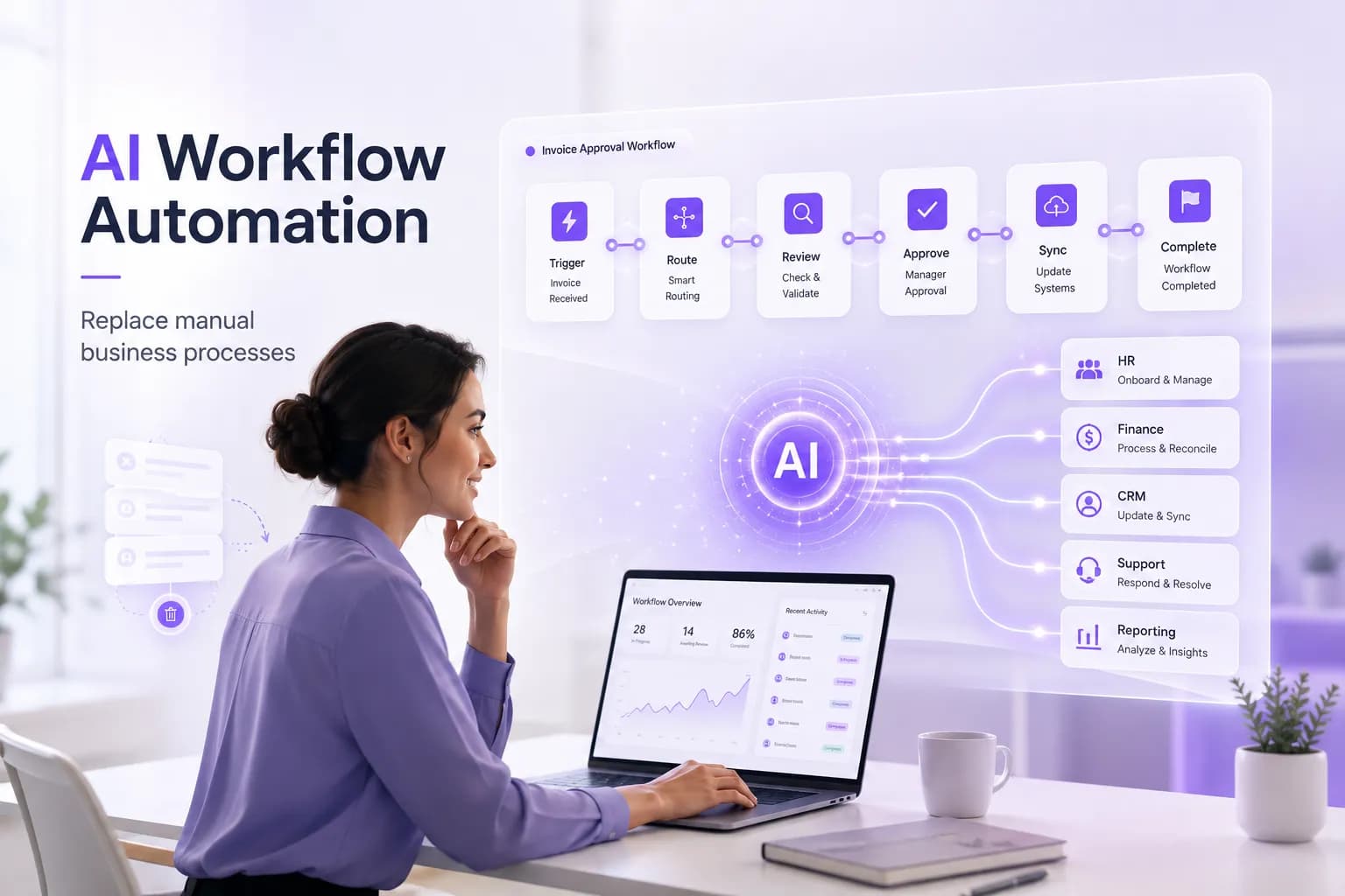 Workflow Automation Tools: How AI Replaces Manual Business Processes
