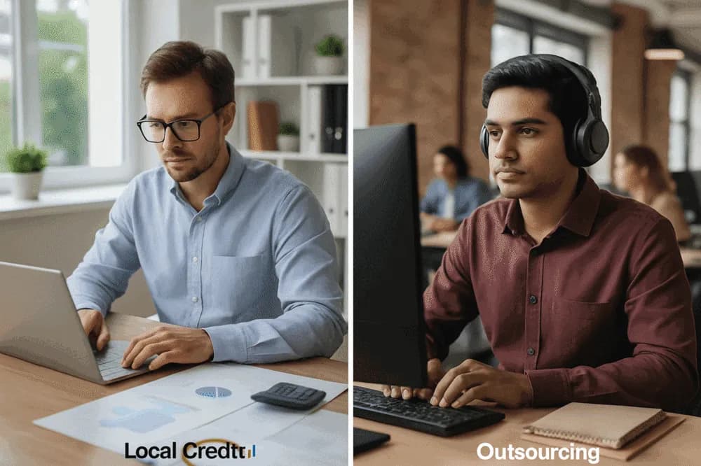 Hiring local Credit Analysts vs outsourcing