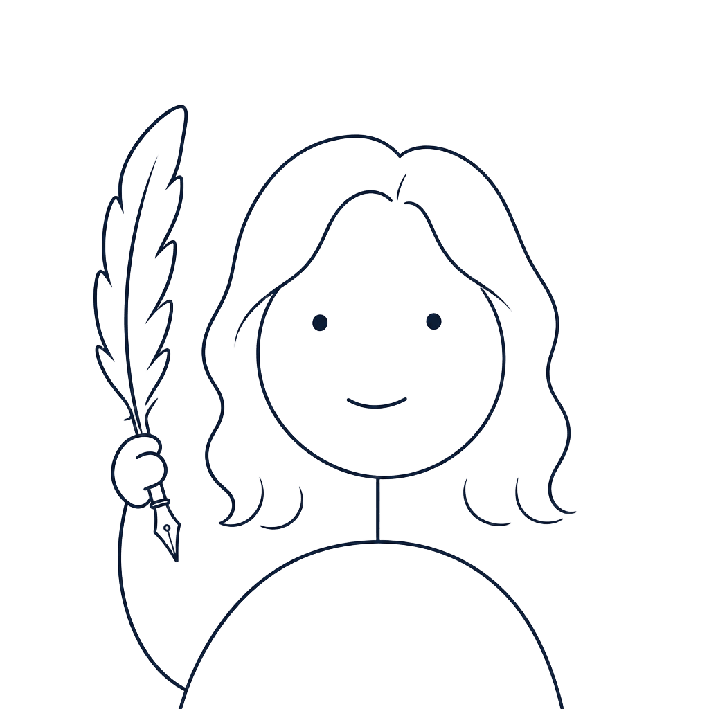 Quill character illustration