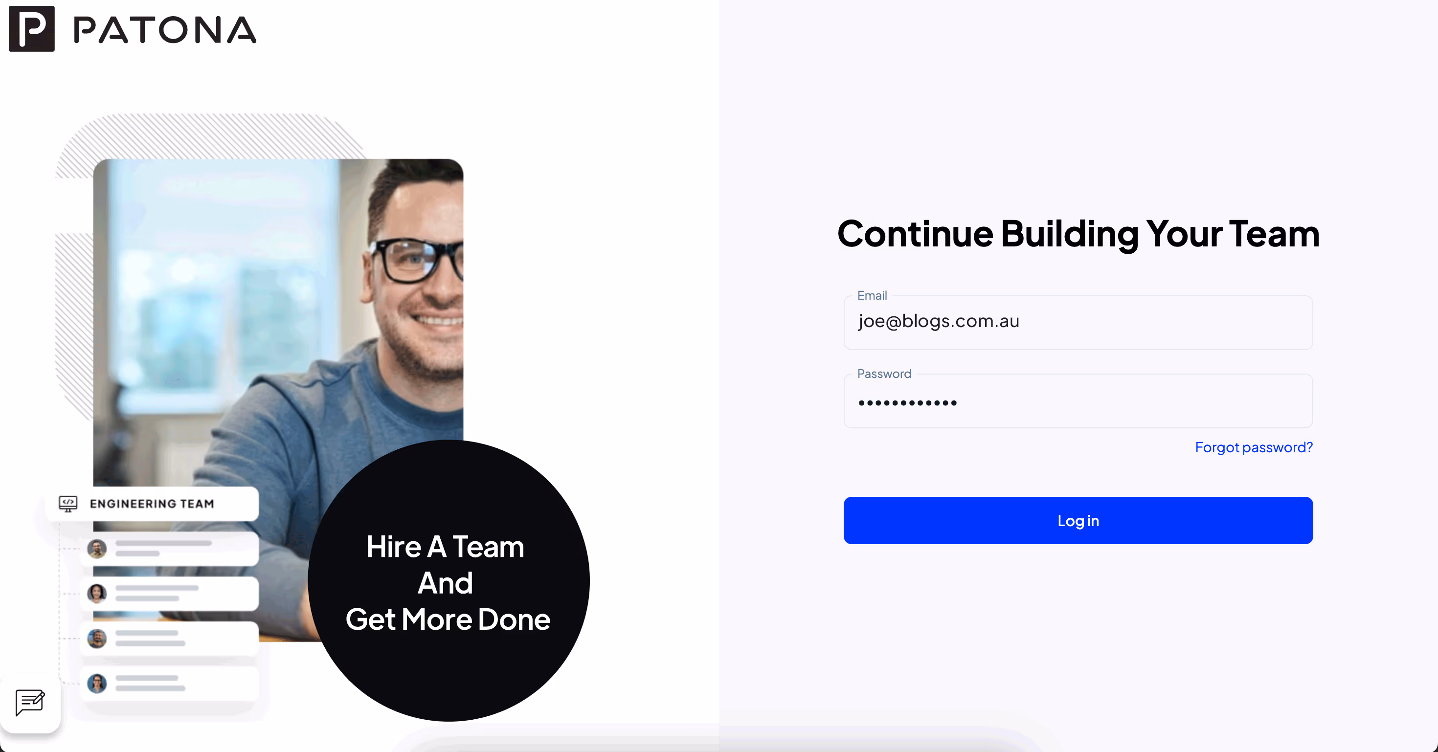 Continue Building your team