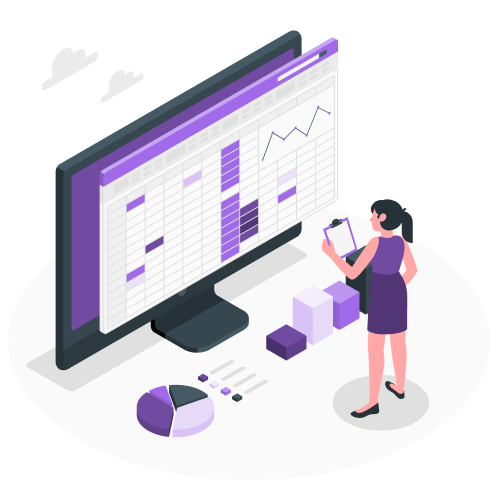 Spreadsheets illustration