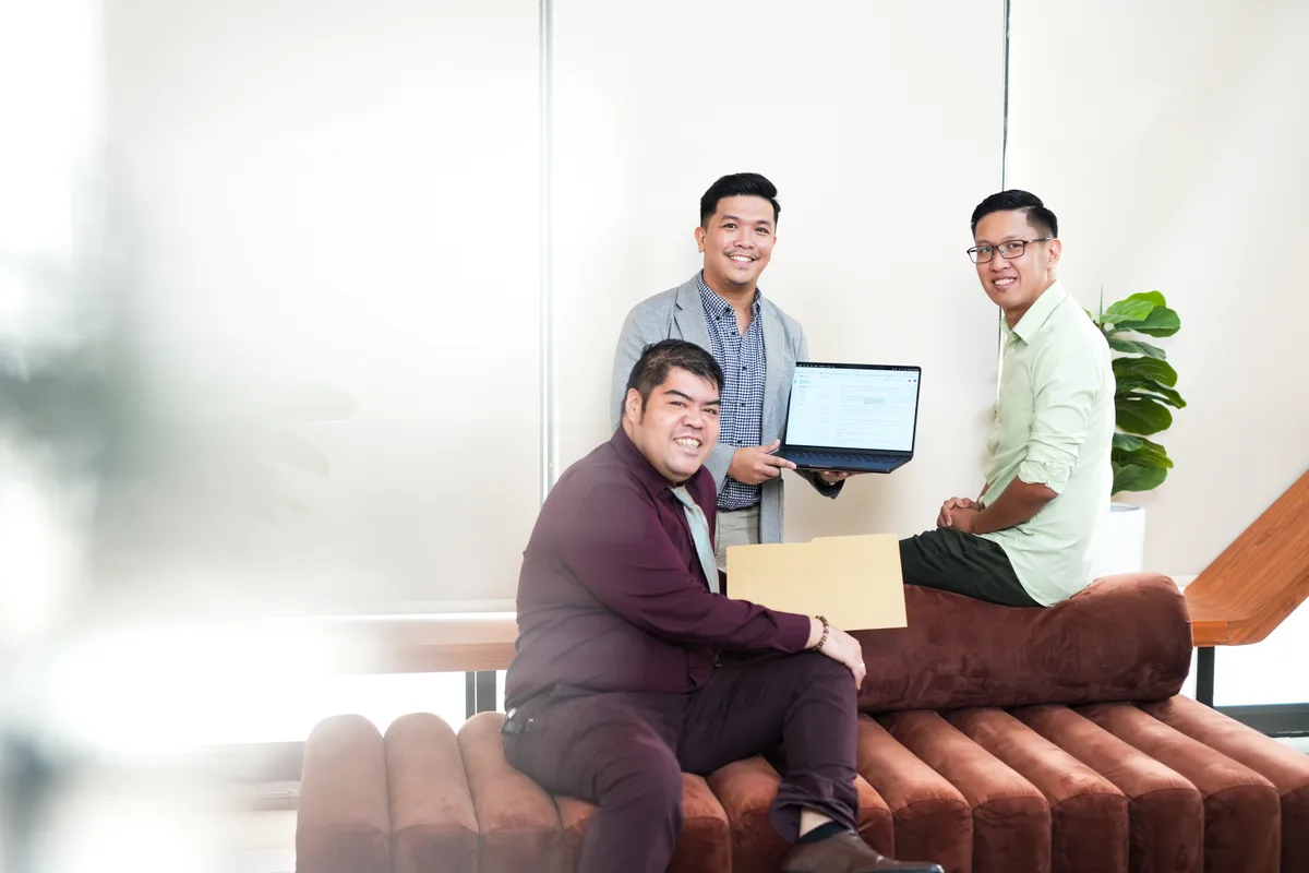 Professional contract review analyst working