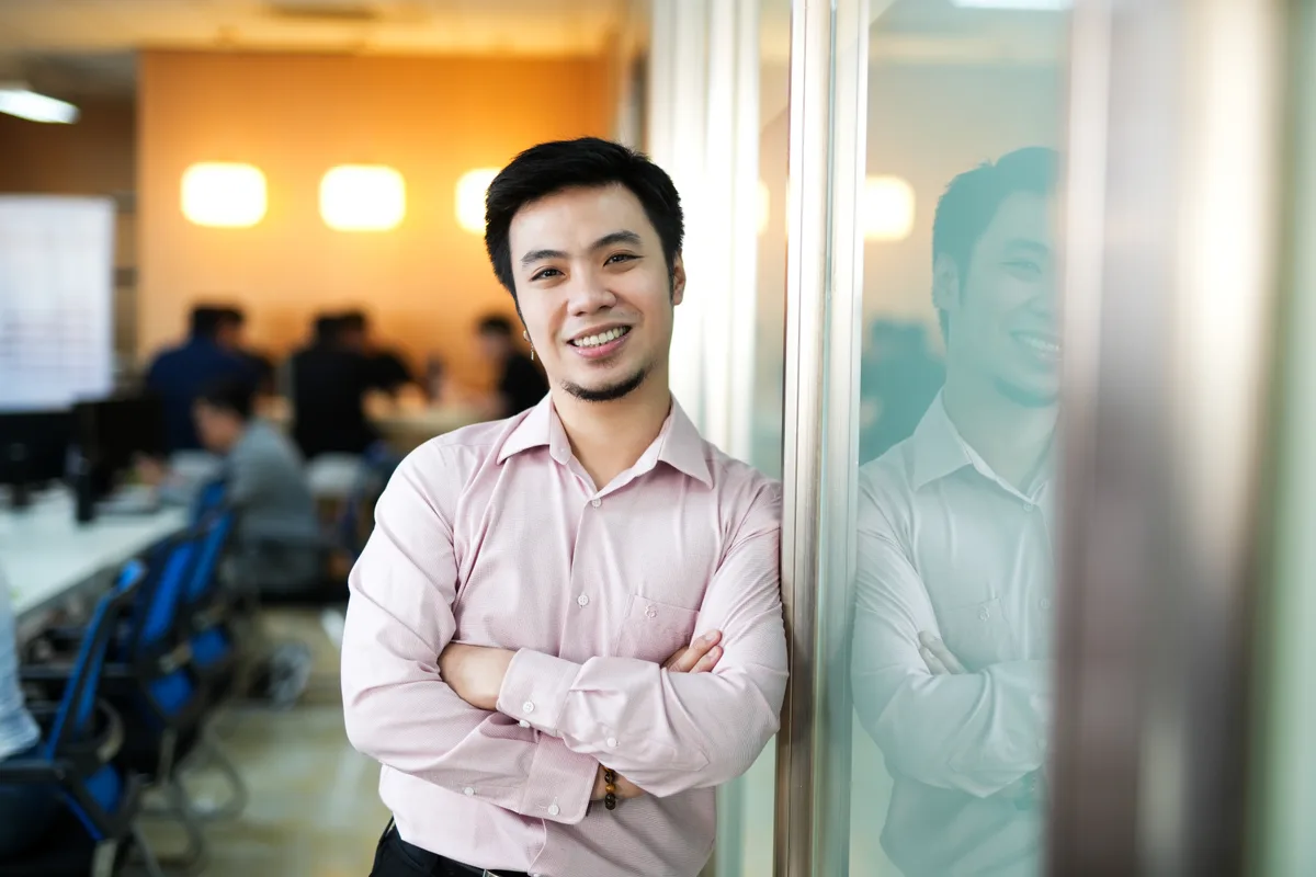 Professional information security analyst working